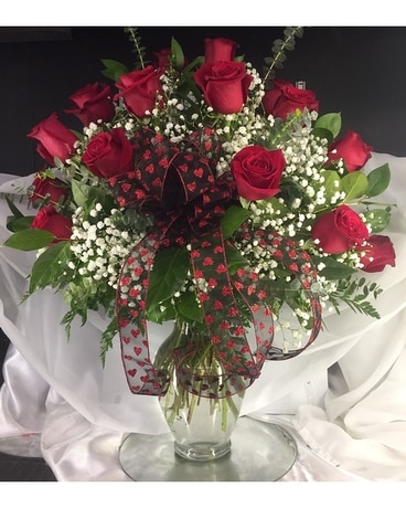 2 Dozen Roses Flower Arrangement
