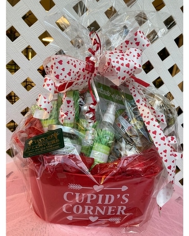 Valentines Spa Basket Gift Basket