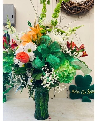 Luck Of The Irish Flower Arrangement