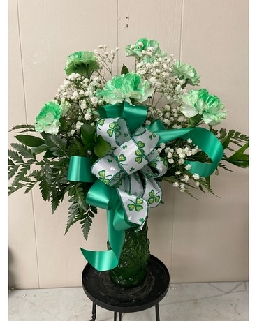 Half Dozen Lucky Carnations Flower Arrangement
