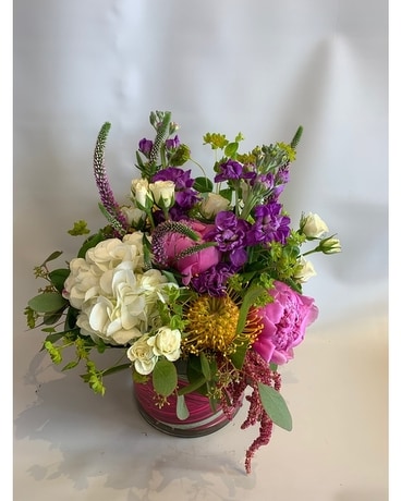 Magenta Devotion Flower Arrangement
