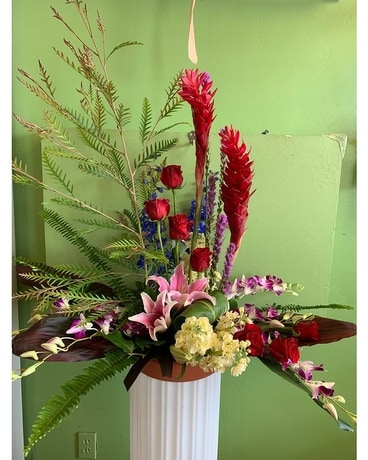 Galavanting Reds Flower Arrangement