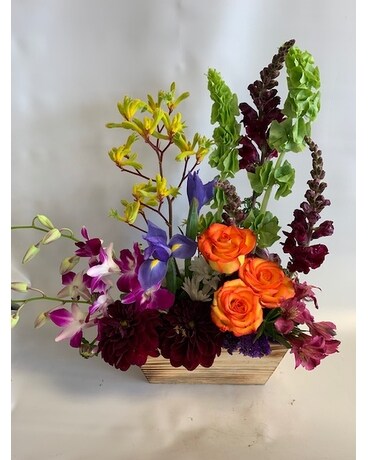 European Garden Flower Arrangement