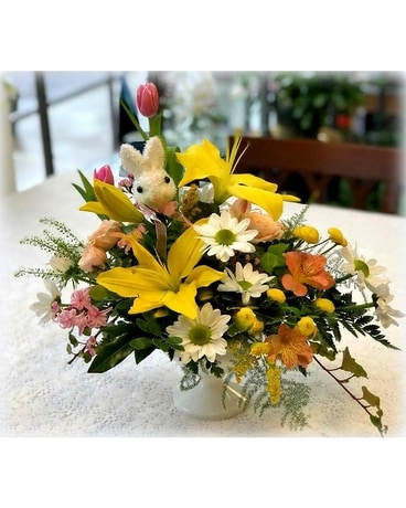 Family Easter Centerpiece Flower Arrangement