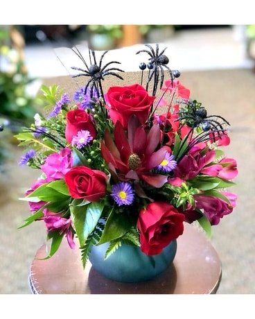 Creepy Crawly Spider Bouquet Flower Arrangement