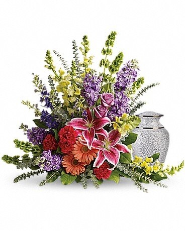 SHADES OF FAITH Flower Arrangement