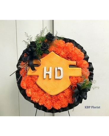 H.D. Rider Flower Arrangement