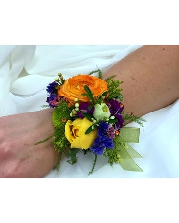 Wrist Corsage A Tropic of Color Corsage