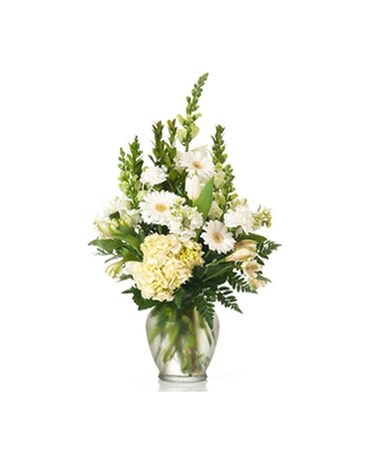 Buds and Blooms Ivory Enchantment Flower Arrangement