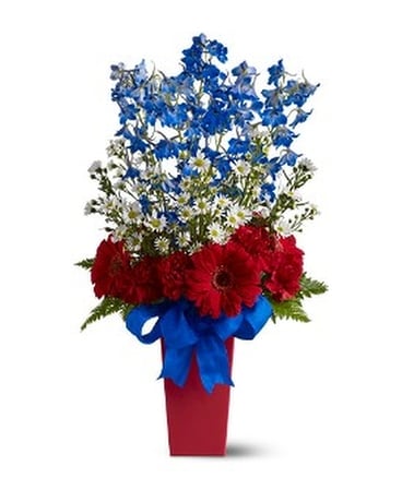 Freedom Fireworks Bouquet Flower Arrangement