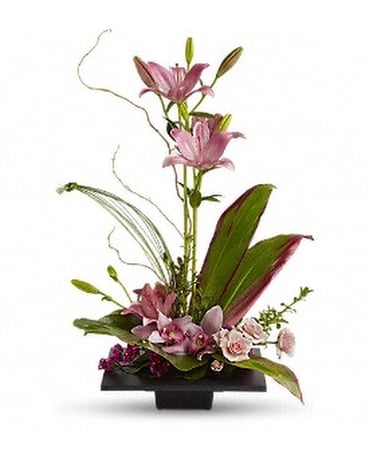 Imagination Blooms with Cymbidium Orchids Flower Arrangement