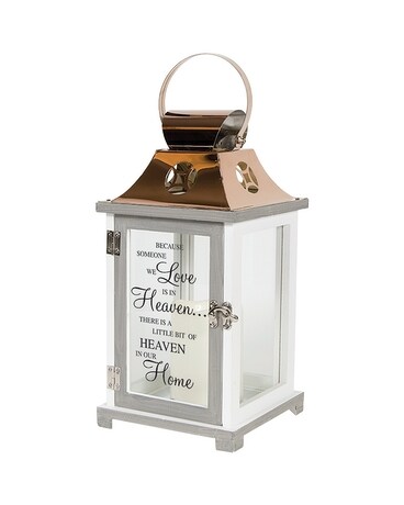 Heaven Memorial Lantern Flower Arrangement