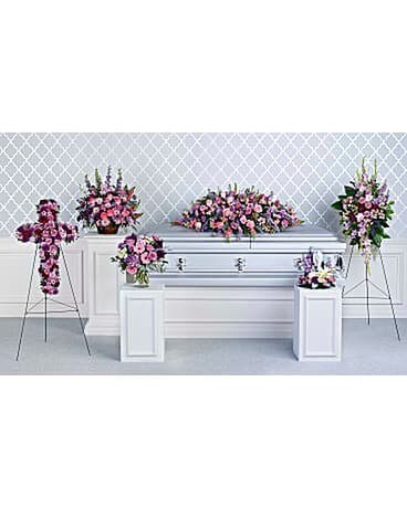 Lavender Tribute Collection Flower Arrangement