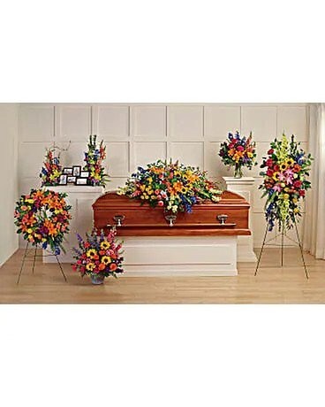 Colorful Reflections Collection Flower Arrangement