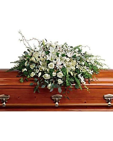 Grandest Glory Casket Spray Funeral Casket Spray Flowers