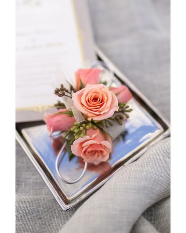 All About the Rose Corsage Flower Arrangement
