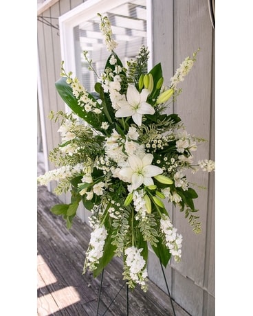 Divine Love Standing Spray Sympathy Arrangement