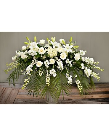 Grace and Beauty Casket Spray Funeral Casket Spray Flowers