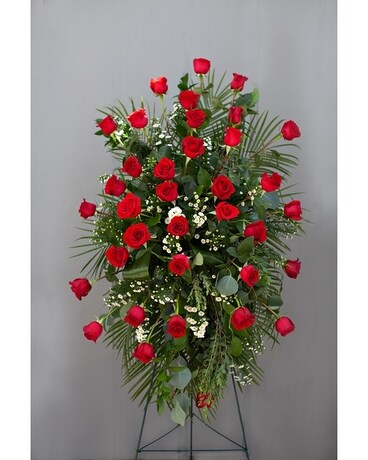 Elegant Reflections Standing Spray Sympathy Arrangement
