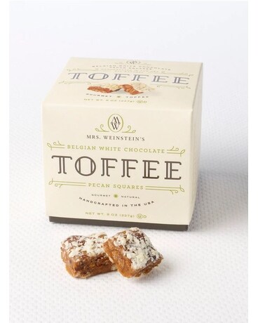 White Chocolate Pecan Toffee, 8 oz. Gifts