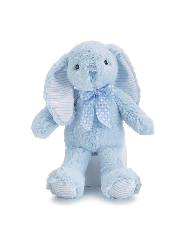 2025新作新品　bashful　blue　bunny うさぎ Large Blue Plush Bunny with Long Ears – House of Hazen