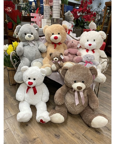 Stuffed Animals (All Sizes) Flower Arrangement