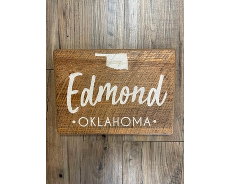 Edmond wood sign Gifts