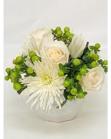 Winter Green Bouquet Flower Arrangement