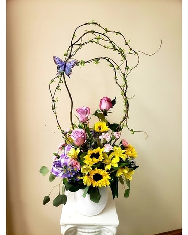 Butterfly Kisses Flower Arrangement