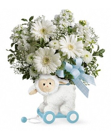 Teleflora's Sweet Little Lamb Flower Arrangement
