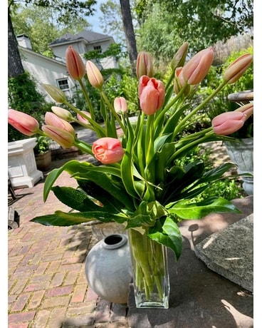 Tulips Take Flight Flower Arrangement