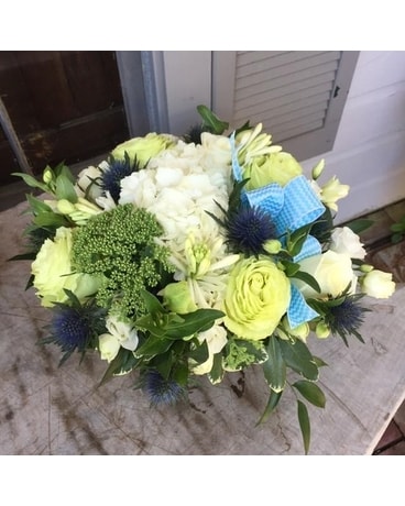 Little Boy Blue Flower Arrangement