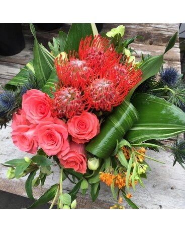 A Gathering Mood Flower Arrangement