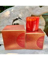 Candle 6.5oz size,  inches height and  inches wide.