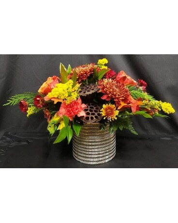 M & W's Autumn Splendor Flower Arrangement