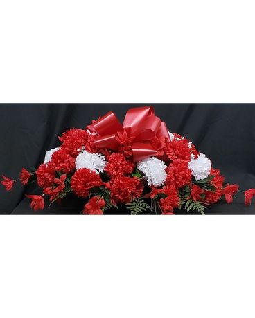 Silk Funeral Spray Sympathy Arrangement