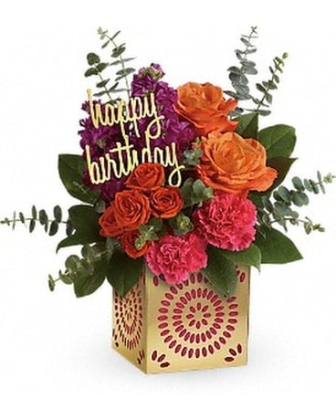 Teleflora's Birthday Sparkle Bouquet Flower Arrangement