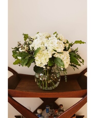 Hydrangea Vase Flower Arrangement