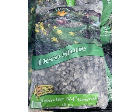 18kg bagged 3/4 inch gravel Custom product