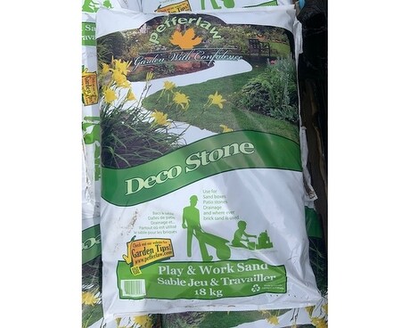 18kg bagged Work/Play sand Custom product