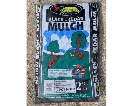 Bagged Black Cedar Mulch Custom product