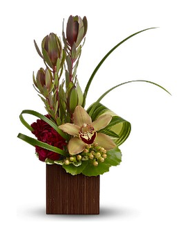 Teleflora's Bamboo Eden Flower Arrangement