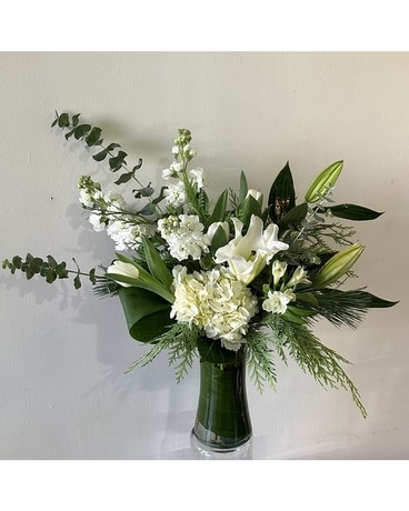 Snowbright Flower Arrangement