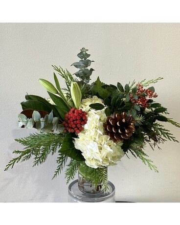 Holiday Lights Flower Arrangement