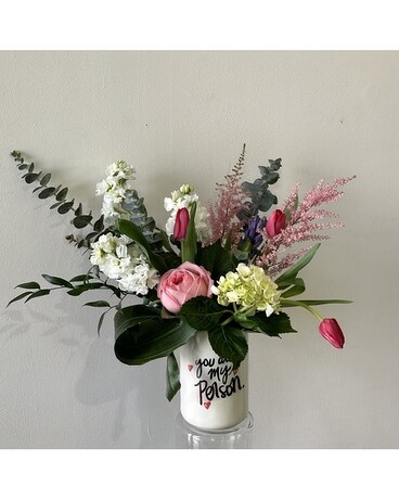 You are My Person Flower Arrangement