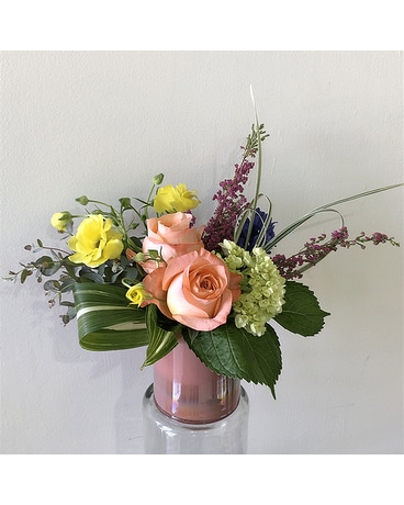 Coral Flower Arrangement