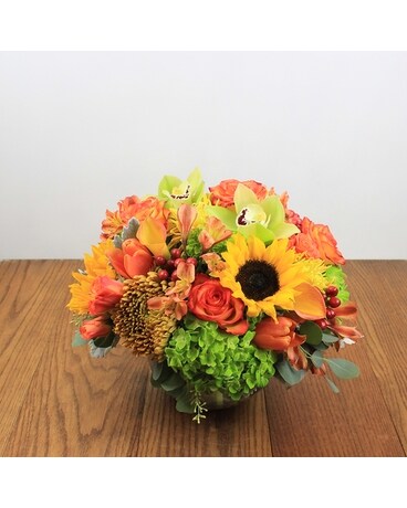 Autumn Sunset Flower Arrangement