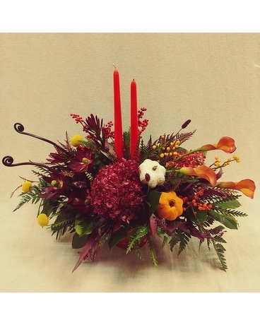 center-piece FALL Flower Arrangement