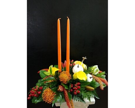 center-piece FALL Flower Arrangement
