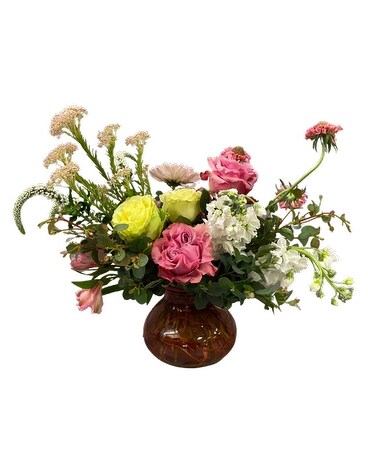 Served Up Sweet Flower Arrangement